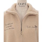 ハーフジップ刺繍ボアプルオーバー | axes femme | 詳細画像16