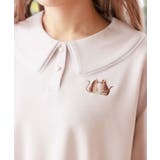 キャット刺繍襟付プルオーバー | axes femme | 詳細画像4