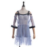 肩あきチュールロングトップス | axes femme | 詳細画像10
