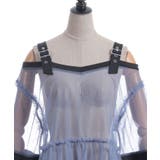 肩あきチュールロングトップス | axes femme | 詳細画像13