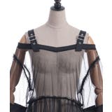 肩あきチュールロングトップス | axes femme | 詳細画像21