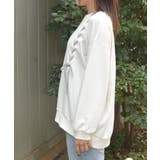 編み上げアソート柄トレーナー | axes femme | 詳細画像2