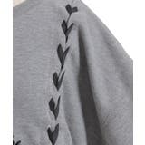 編み上げアソート柄トレーナー | axes femme | 詳細画像29