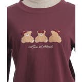 くまボア刺繍裾レースＴシャツ | axes femme | 詳細画像20 