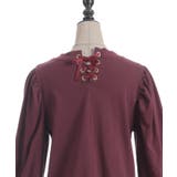 くまボア刺繍裾レースＴシャツ | axes femme | 詳細画像22 