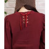 くまボア刺繍裾レースＴシャツ | axes femme | 詳細画像4 