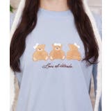 くまボア刺繍裾レースＴシャツ | axes femme | 詳細画像6 