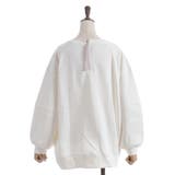 ジップ裏起毛ロゴトレーナー | axes femme | 詳細画像12 