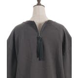 ジップ裏起毛ロゴトレーナー | axes femme | 詳細画像20 