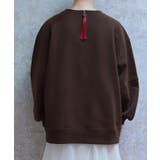 ジップ裏起毛ロゴトレーナー | axes femme | 詳細画像3 