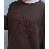 ジップ裏起毛ロゴトレーナー | axes femme | 詳細画像4 