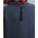 ジップ裏起毛ロゴトレーナー | axes femme | 詳細画像7 