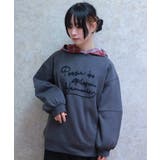 ジップ裏起毛ロゴトレーナー | axes femme | 詳細画像9 