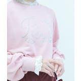 レース使いラインストーンプルオーバー | axes femme | 詳細画像10