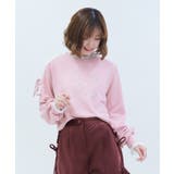 レース使いラインストーンプルオーバー | axes femme | 詳細画像8
