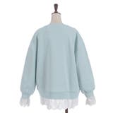 コットンレース裏起毛トレーナー | axes femme | 詳細画像17 