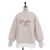 コットンレース裏起毛トレーナー | axes femme | 詳細画像21 