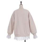 コットンレース裏起毛トレーナー | axes femme | 詳細画像23 