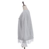 コットンレース裏起毛トレーナー | axes femme | 詳細画像9 