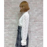 プチローズ装飾起毛レースプルオーバー | axes femme | 詳細画像2