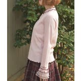 格子ラメチュールメロープルオーバー | axes femme | 詳細画像2 