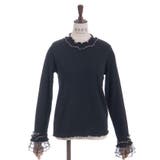 格子ラメチュールメロープルオーバー | axes femme | 詳細画像29 