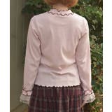 格子ラメチュールメロープルオーバー | axes femme | 詳細画像3 