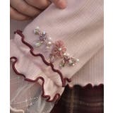 格子ラメチュールメロープルオーバー | axes femme | 詳細画像4 