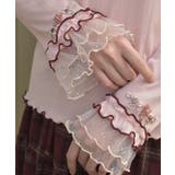 格子ラメチュールメロープルオーバー | axes femme | 詳細画像5 