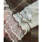 格子ラメチュールメロープルオーバー | axes femme | 詳細画像7 