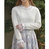 白 | 格子ラメチュールメロープルオーバー | axes femme