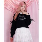 黒 | レース使いビジュースウェット | axes femme