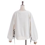 レースアップ刺繍トレーナー | axes femme | 詳細画像12 