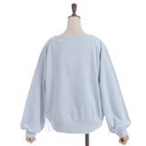 レースアップ刺繍トレーナー | axes femme | 詳細画像16 