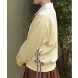 レースアップ刺繍トレーナー | axes femme | 詳細画像2 