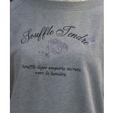 レースアップ刺繍トレーナー | axes femme | 詳細画像6 