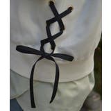 レースアップ刺繍トレーナー | axes femme | 詳細画像8 