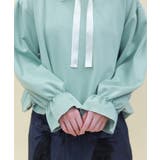 リボン付きバルーンフーディー | axes femme | 詳細画像10 