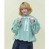 リボン付きバルーンフーディー | axes femme | 詳細画像11 