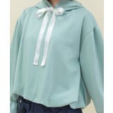 リボン付きバルーンフーディー | axes femme | 詳細画像9 