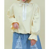 イエロー | リボン付きバルーンフーディー | axes femme