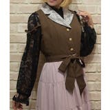 黒 | 袖口フリル総レーストップス | axes femme