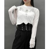 白 | スネークタトゥーシアープルオーバー | axes femme