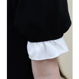 バイカラースムースポロワンピース | axes femme | 詳細画像10 