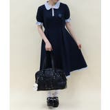 バイカラースムースポロワンピース | axes femme | 詳細画像12 