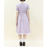 バイカラースムースポロワンピース | axes femme | 詳細画像3 