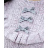 ブロッキングフリルニットワンピース | axes femme | 詳細画像5