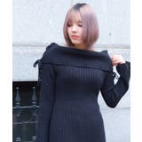 オフショルフリルニットチュニ | axes femme | 詳細画像12