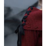 オフショルフリルニットチュニ | axes femme | 詳細画像14