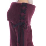 オフショルフリルニットチュニ | axes femme | 詳細画像18